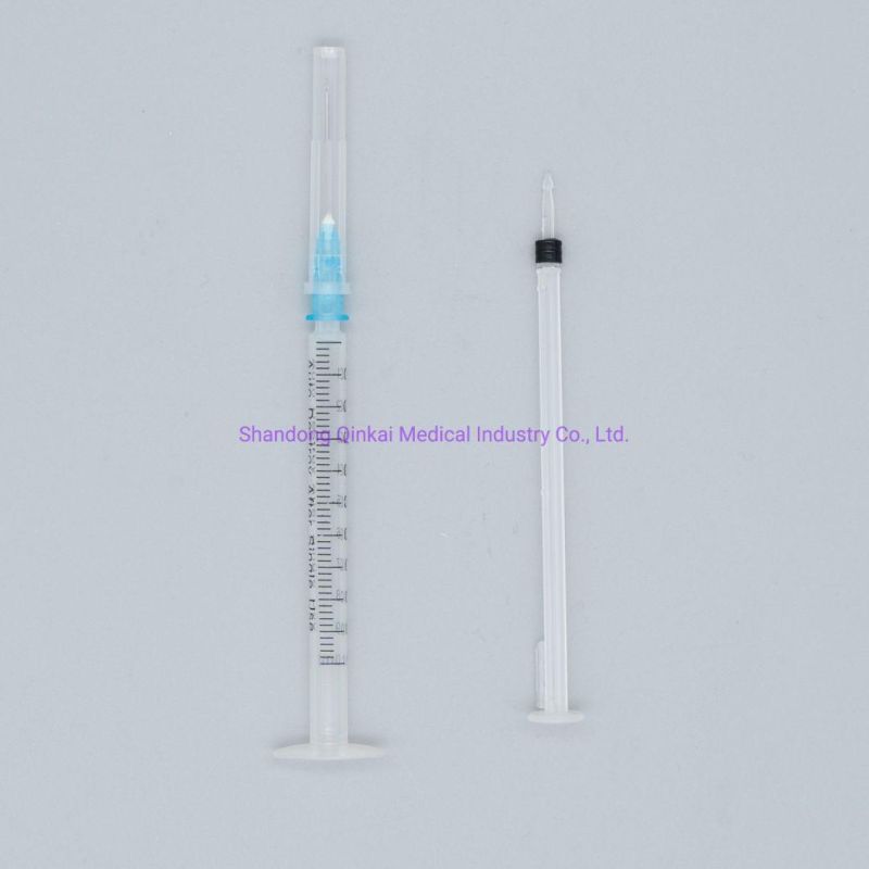 Quality Disposable Three Parts Syringe with Needle