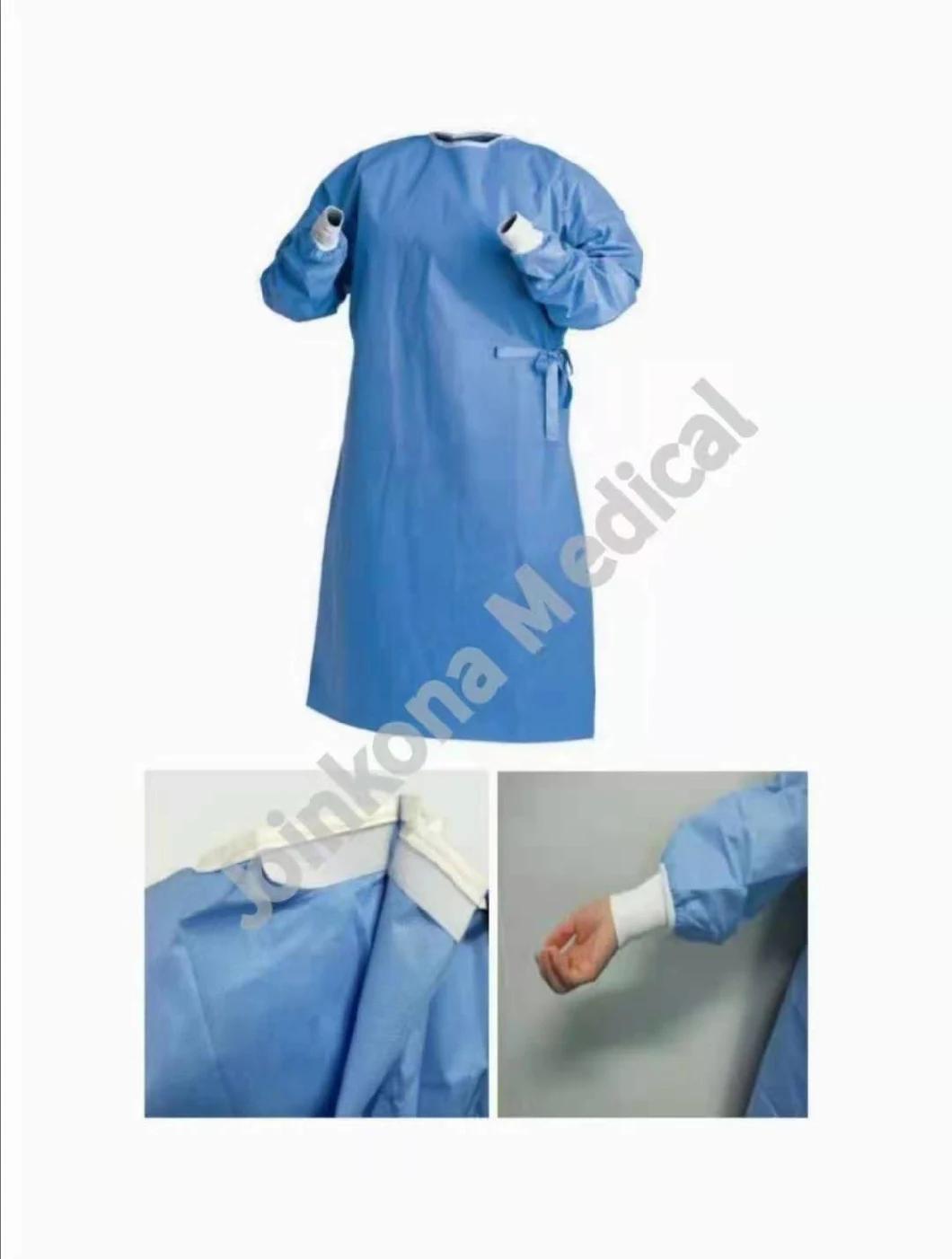 Medical Supply Sterilized Disposable Surgical Gown for Hospital Operating Room