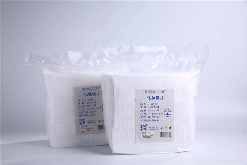 Makeup Remover Disposable Cotton Pads with OEM Design