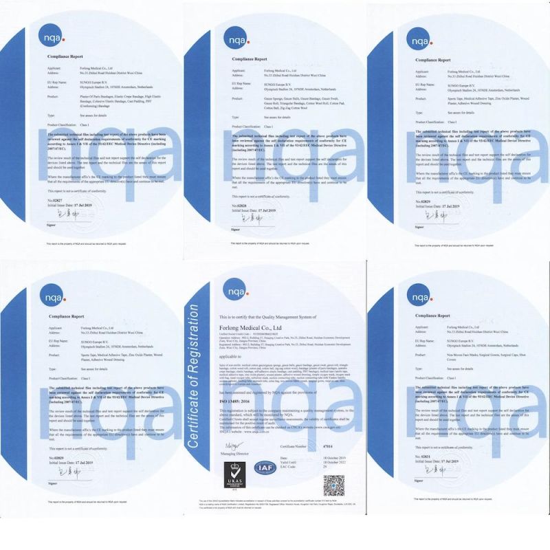 Disposable Sterile Non Woven Plaster Wound Care Dressing