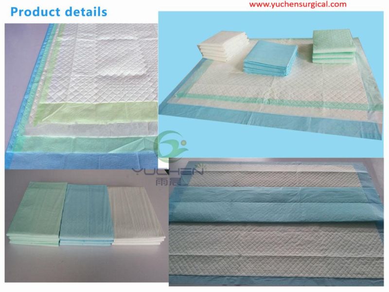 Manufacturer Medical and Hospital Use Adult Disposable Absorbent Underpad