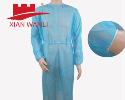 AAMI Level 2 Factory Directly Protective PP PE 40GSM Laminated Surgical Waterproof Disposable Isolation Gown