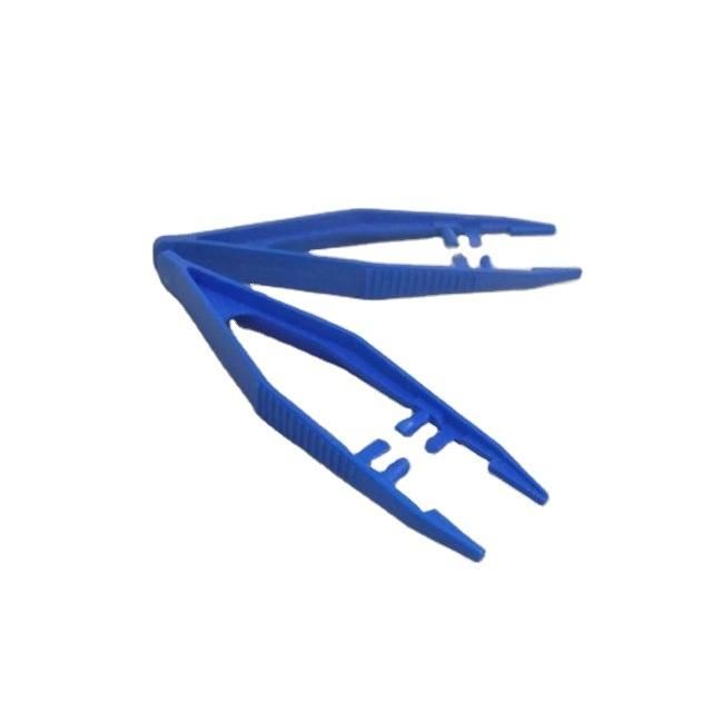 Medical Usage Bulk Priced Plastic Blue Forceps