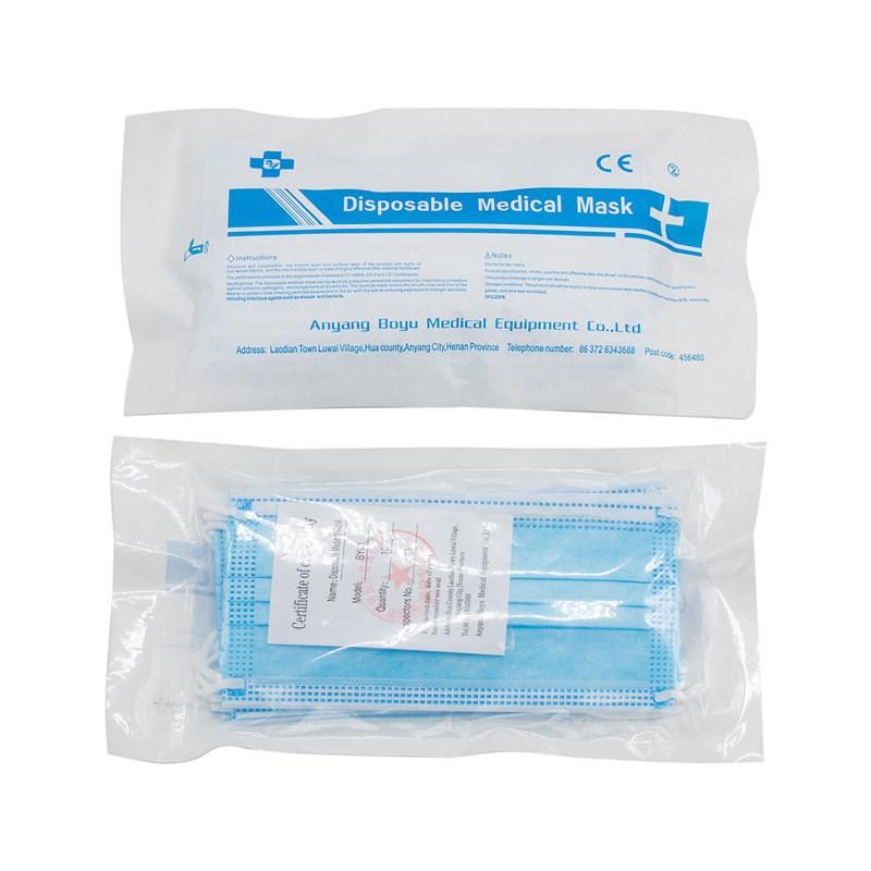 China Face Mask Manufacturer 3 Ply Medical Surgical Mask Disposable Non Woven Surgical Mask