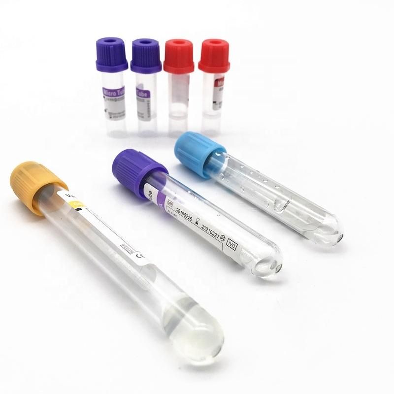 OEM Disposable Vacuum Blood Collection Tubes EDTA Tube Gel Tube