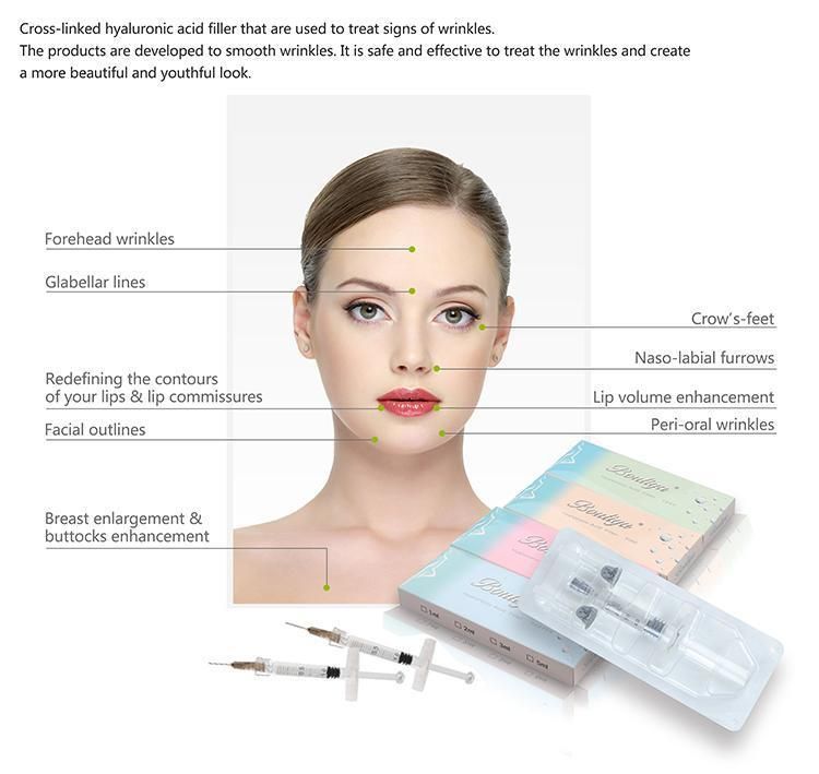 Hyaluronic Acid Gel 1ml Lip Dermal Filler Injections Injectable Dermal Filler