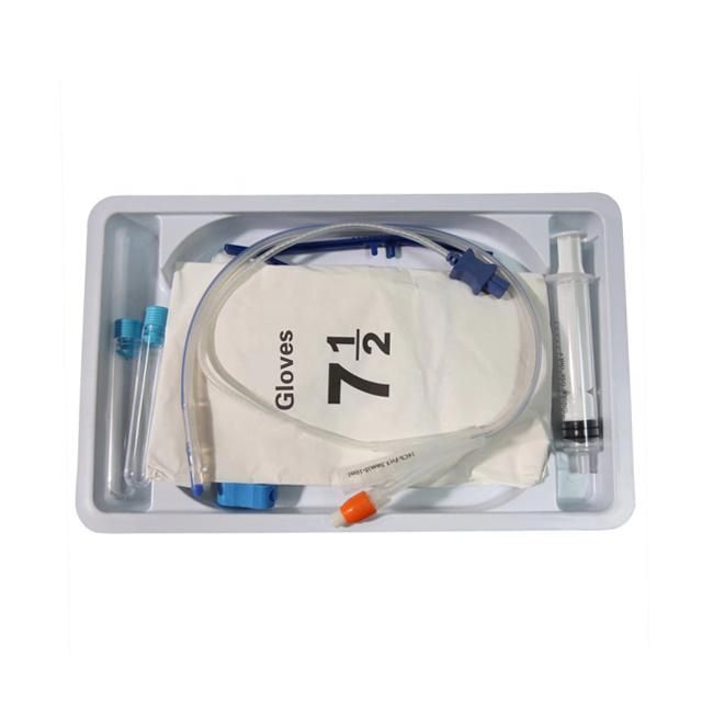 Medical Disposable 3 Way or 2 Way Smooth Silicone Latex Foley Urinary Catheter Kit