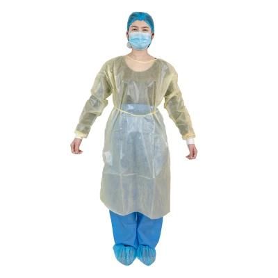 Disposable Surgical Gown with Knitted Cuff