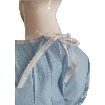 Waterproof Disposable PP PE Medical Isolation Gown