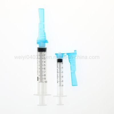 Safety Disposable Syringe with Safety Cap with or Without Needle FDA CE&amp; ISO