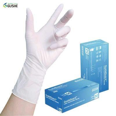 Natural Latex Is Environmentally Friendly and Degradable Wholesale Price Latex Medical Examination Latex White Large Gloves