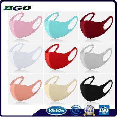 Fashion Respirator Customized Logo Breathable Washable Polyester Mask Spandex Face Mask