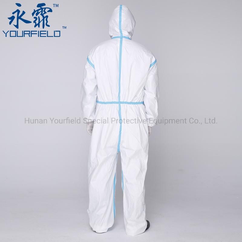 Yourfield ICU Disposalbe Emergency Medical Garment (SS Non-woven PE Film, 65GSM) GB 19082-2009 Clothing