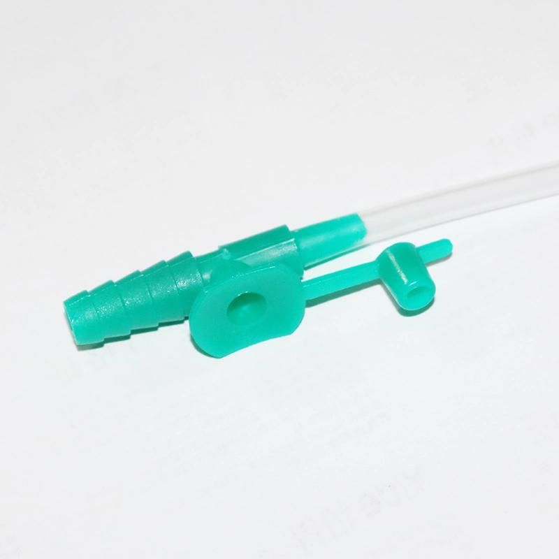 Size 6, 8, 10, 12, 14, 16 Disposable Sputum Suction Tube with Non-Toxic PVC Material