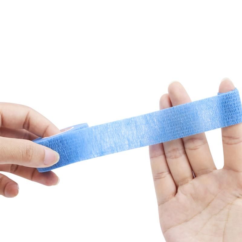 CE ISO Self Adhesive Cohesive Elastic Bandage with Custom Logo Printed Sport Veterinary Adherent Bandage Tape