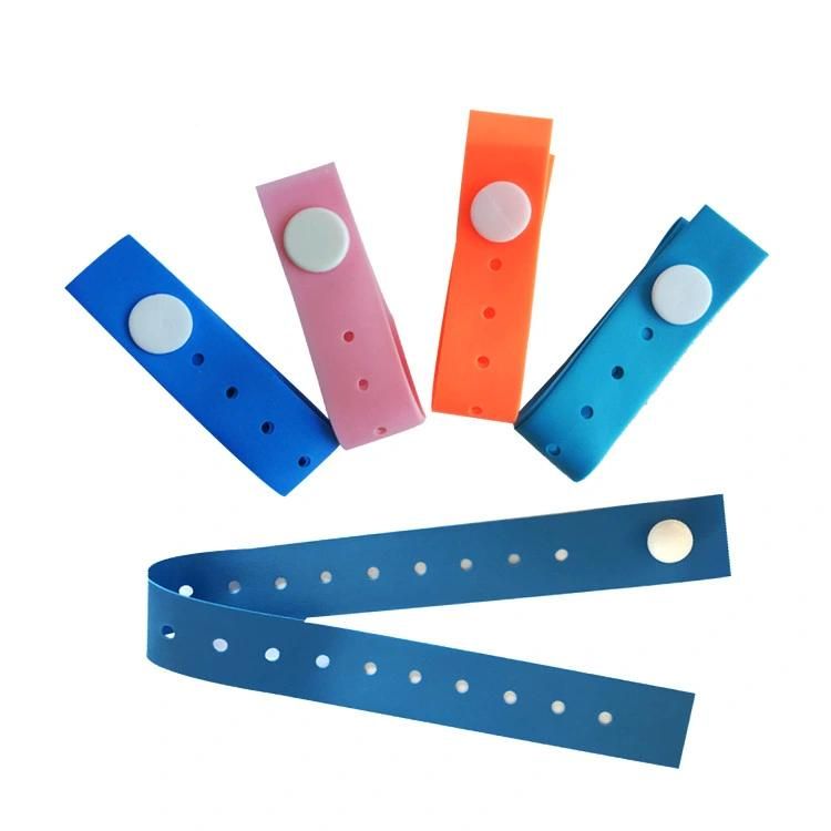 High Quality Elastic Medical Disposable Tourniquet with Button for Blood Collection