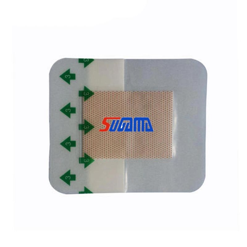 Sugama Brand Adhesive Medical Transparent Wound Dressing with Sponge