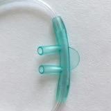 Disposable Medical Nasal Oxygen Cannula Transpartent Green 2.0+0.5m