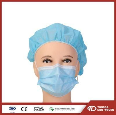 Improve Design Disposable 3 Ply Surgical Face Mask En14683 Round Elastic Ear Loop