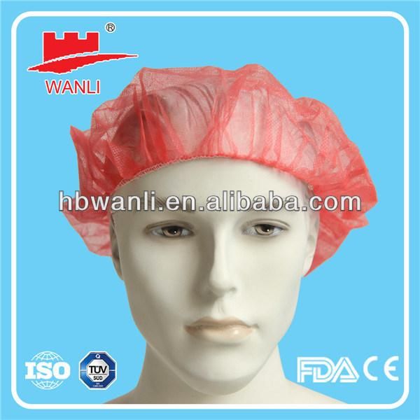 Medical Protective Disposable Cap Non Woven Bouffant Surgical Caps Cover Head Cap