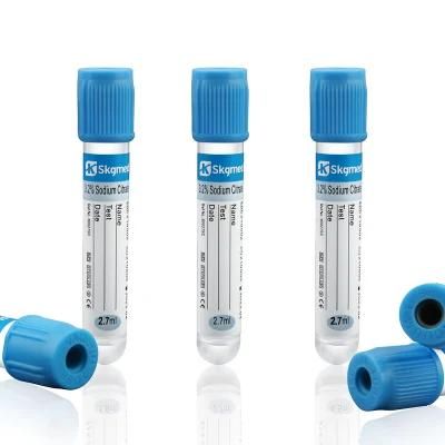 Blood Collection Tube Coagulation 3.2% Sodium Citrate PT Tube