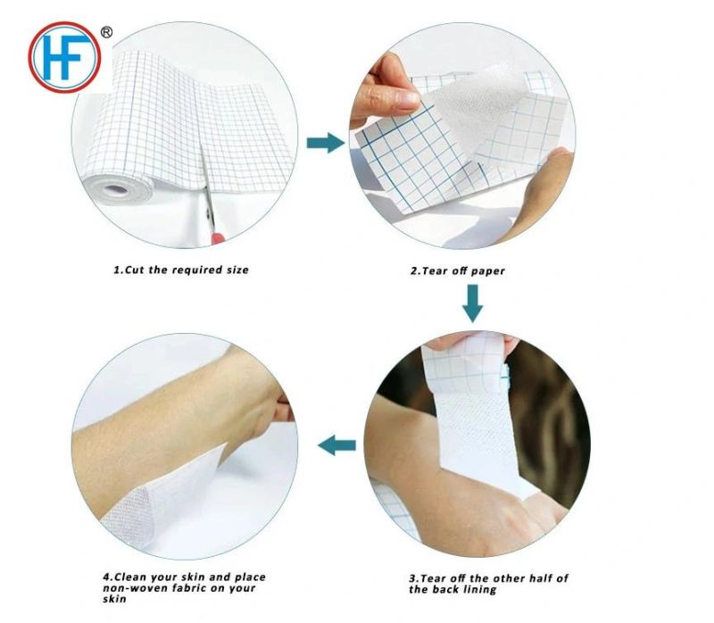 Low Price Own Factory Comfortable Breathable Wound Dressing Non Woven Adhesive Dressing Tape