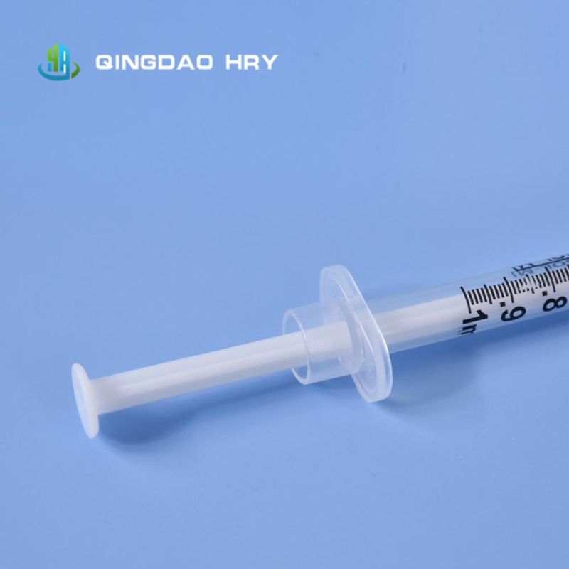 1ml Disposable Syringe with Low Dead Space with FDA 510K CE ISO13485