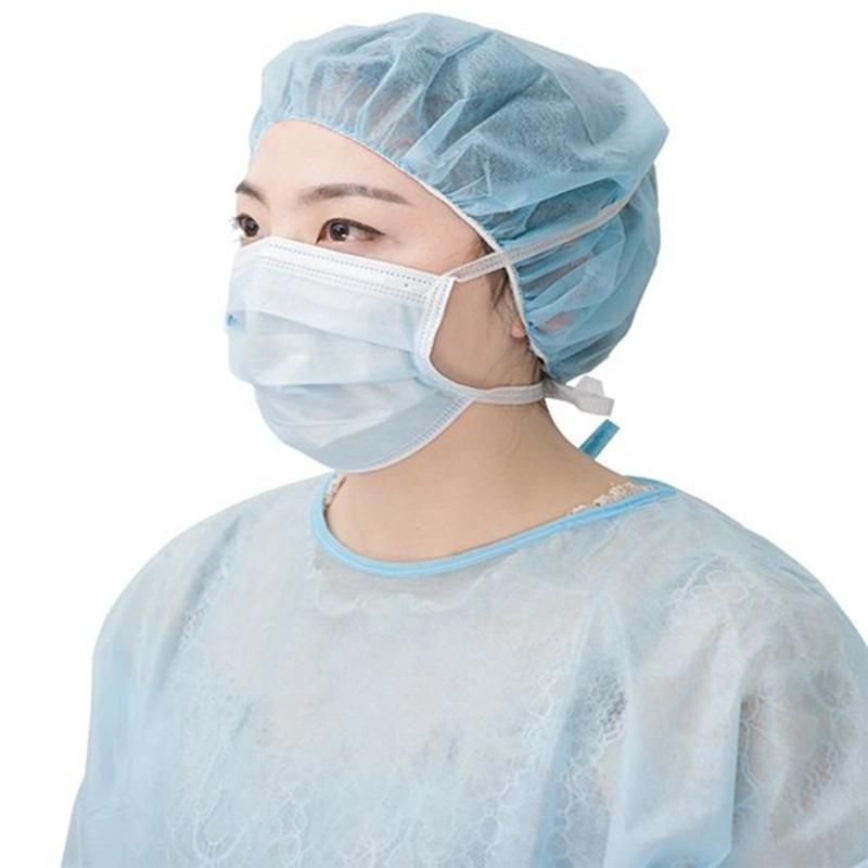 Non-Woven 3 Ply Surgical Mask Disposable Surgical Face Mask with Tie on