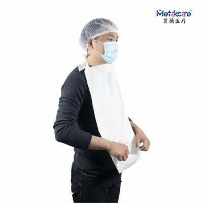 PE Waterproof Medical Disposable Patient Dentist Dental Bib CE Apron