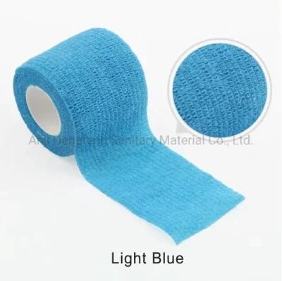 Sample Available Quality Chinese Products Hf F-3 Elastic Cohesive Bandage with Spandex and Nonwoven