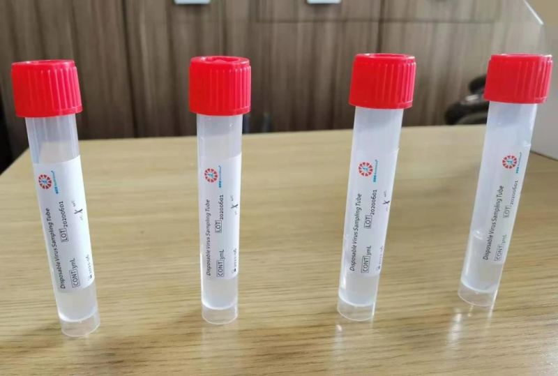 CE Certificated Universal Virus Sampling Transport Meida Kit Specimen Collection Disposable Virus Sampling Tube Kit