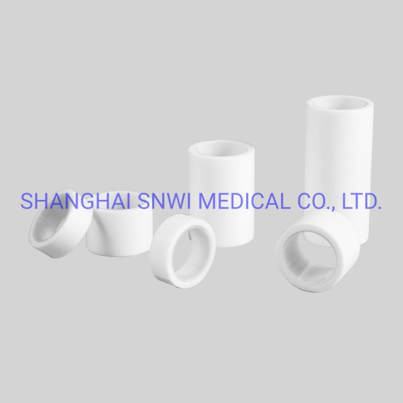 White Medical Silk Adhesive Tape in Tin Packing