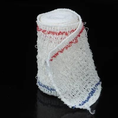 5cmx4m 7.5cmx4.5m Disposable Cotton Elastic Crepe Bandage with Color Brim