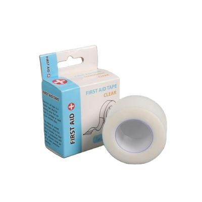 Non Sterile Disposable 1.25/2.5cmx10y/9.1m PE Clear Color Medical First Aid Tape