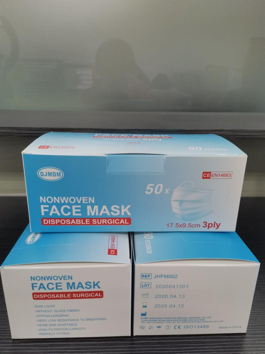 Face Mask Surgical Medical En14683 Type I II Iir