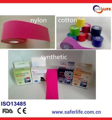 Wholesale Medical Kt Sport Therapy Cure Protect Muscle Elastic Cohesive Kinesio Multicolor Thumb Kinesiology Strip Tape