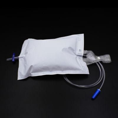 2000ml Disposable Medical Sterile Luxury Urinary Collection Drainage Urine Bag with T-Valve