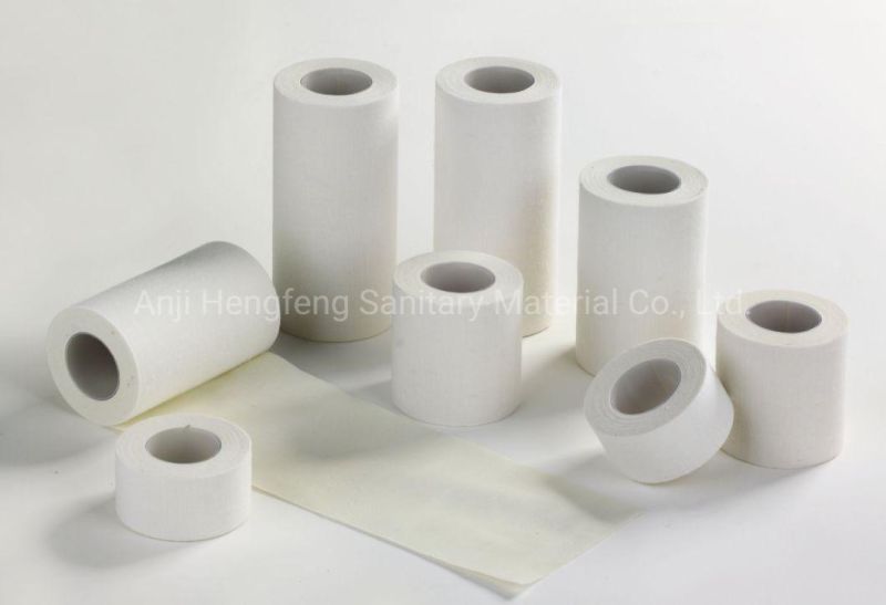 Disposable Surgical Cotton Zinc Oxide Self Adhesive Plaster Tape