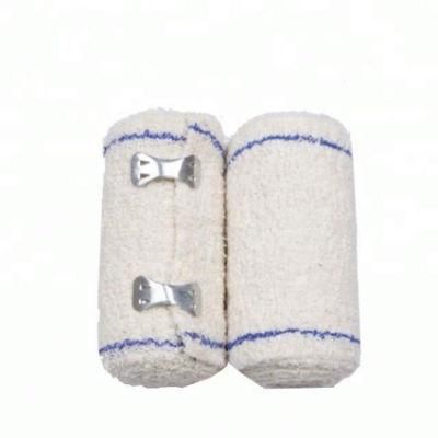 Blue Thread Cotton Spandex Crepe Bandage for Surgical