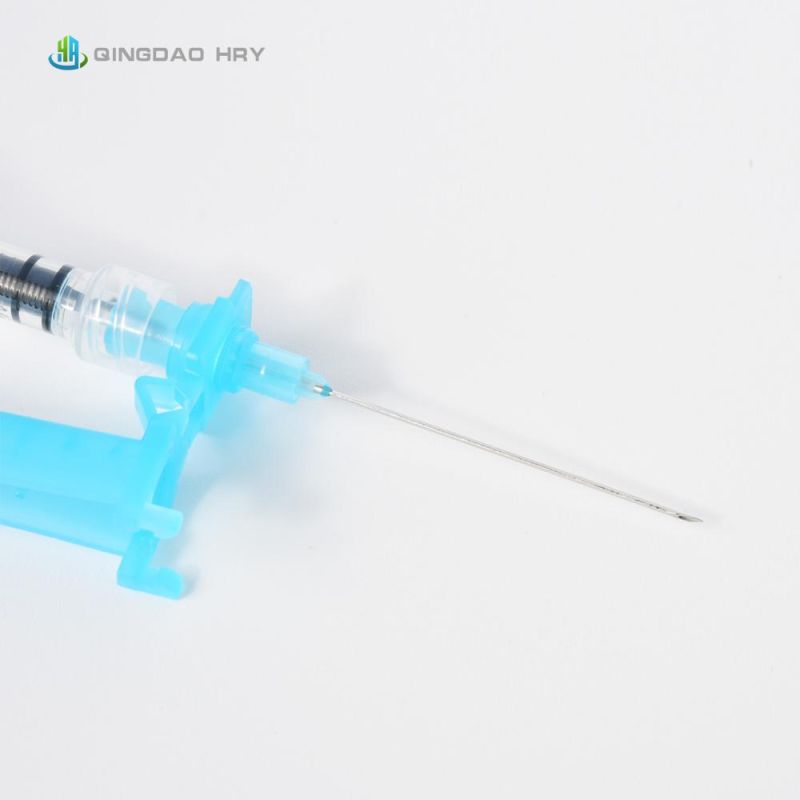 Disposable Vaccine Syringe Medical Syringe with Needle & Safety Needle Safety Syringe