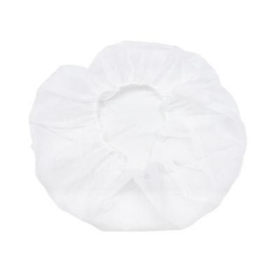 Disposable Round Cap Non Woven Bouffant Cap Nurse Cap