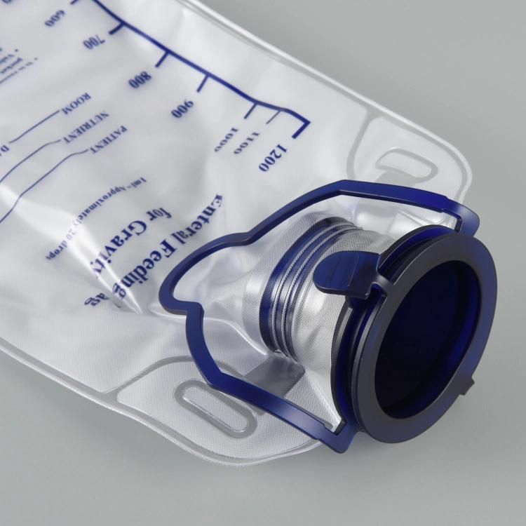 1200ml Gravity Using Disposable Medical Feeding Bag