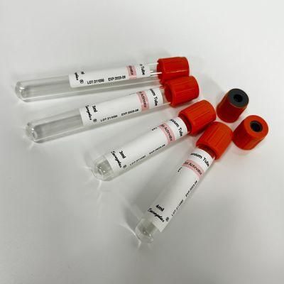 Siny Venous Blood Collection Tube 16*100 mm10ml Red Top Disposable Blood Collection Tube with CE