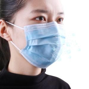 3-Ply Protective Preventive Disposable Face Mask Respirator Medical Surgical Ear Loop Daily Use Hospital School Blue