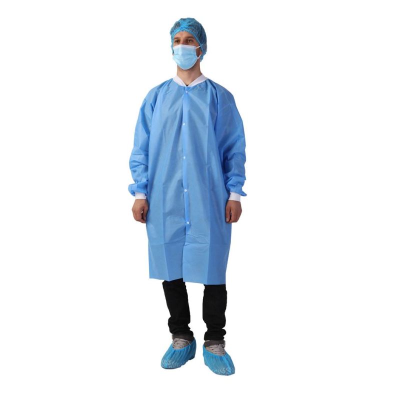 Disposable Gowns SMS/PPE Disposable Non Woven Surgical Isolation Gown Disposable Isolation Gowns