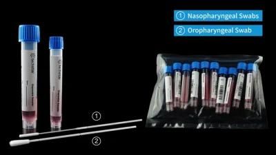 Techstar Factory Supply Medical Equipment Disposable Vtm Nasal and Thorat Swab Sampler with CE FDA Certification