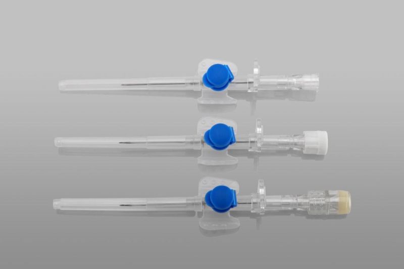 Medical Safety 14G 16g 18g 20g 22g 24G I. V. Cannula with Wings and Injection Port