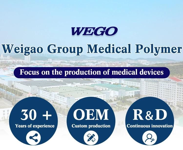 Wego Medical Disposable Blood Transfusion Set with Needle Medical Blood Giving Set