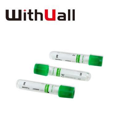 Heparin Tube Vacuum Lithium Heparin Blood Collection Tubes