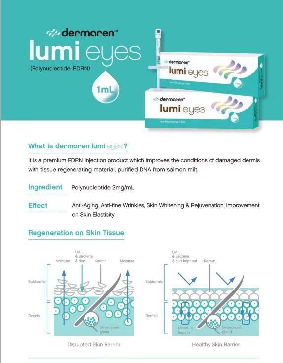 Lumi Eyes Is The Newest Tissue Stimulator for Needle Mesotherapy Treatments Around The Eyes. and The Tear Valley with a Filling Effect